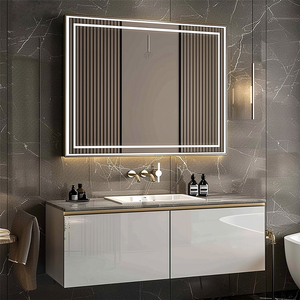 Fiesono Home Hotel Miroir de salon de salle de bain intelligent et polyvalent, sans buée, avec application et rétroéclairage LED