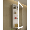 Cabinet de miroir en aluminium de salle de bains de Smart LED de armoire à pharmacie fixée au mur de surface faite sur commande