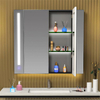 Anti-buée salle de bains vanités commutateur miroir intelligent Led armoire à pharmacie avec lumière